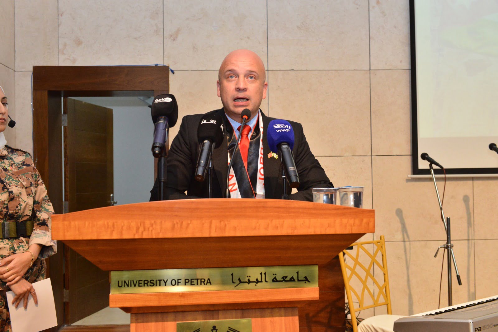 جامعة البترا تحتفل بعيد الاستقلال الثامن والسبعين
