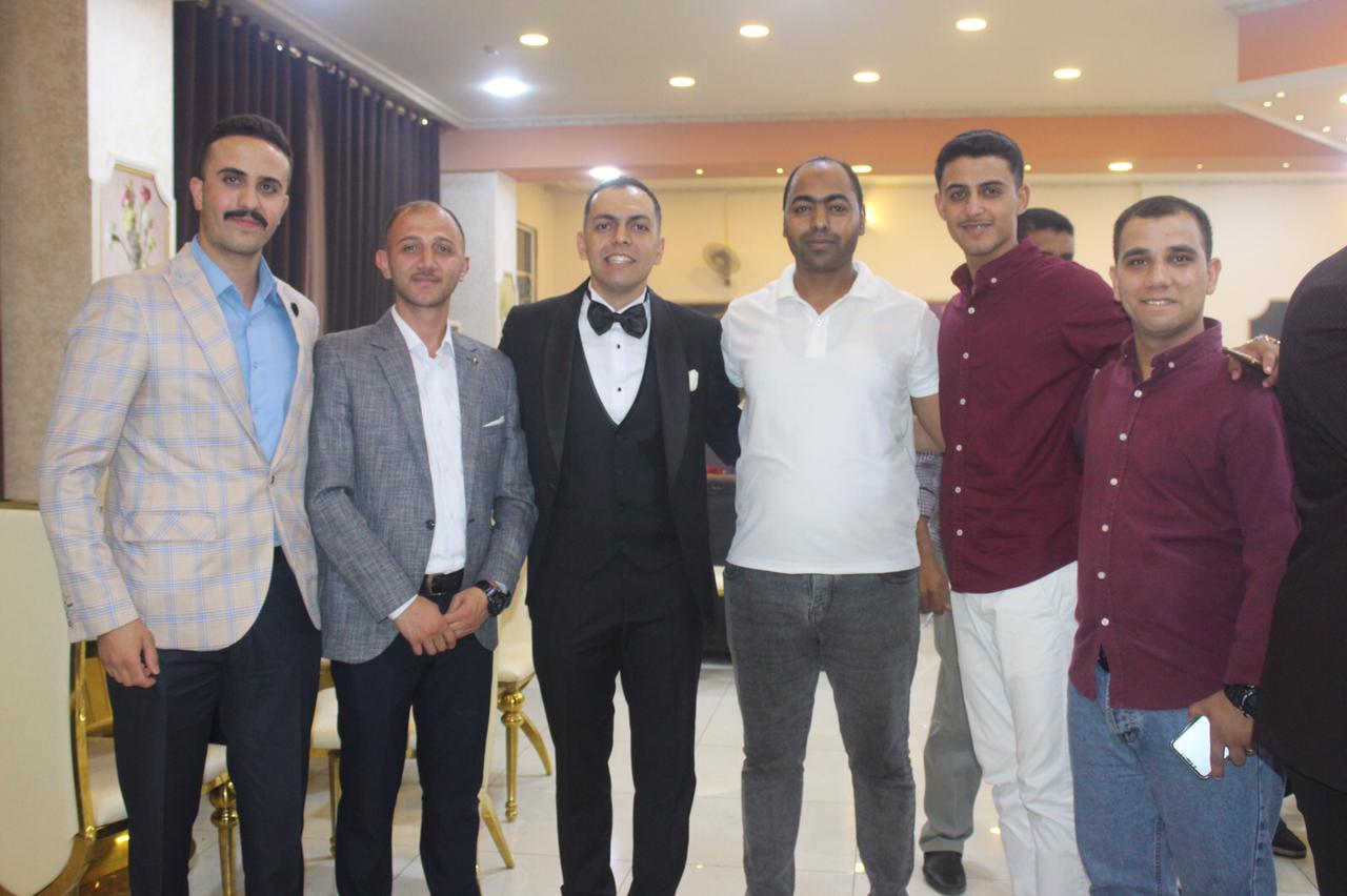 محمد الكراسنة يودع العزوبية ويدخل القفص الذهبي - صور