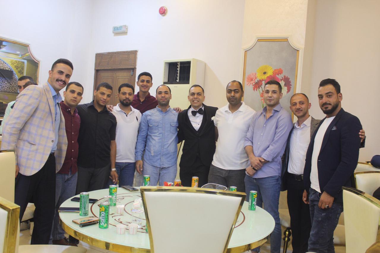 محمد الكراسنة يودع العزوبية ويدخل القفص الذهبي - صور