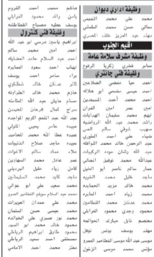 المستقل الاخباري مدعوون لحضور الامتحان التنافسي للتوظيف في شركة الصوامع - اسماء