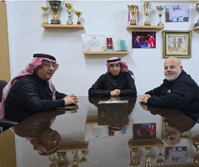 القناص يتابع استعدادات الاتحاد الاردني للكراتيه للبطولة العربية