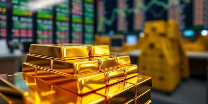 الذهب يقبع قرب أعلى مستوى بفعل تهديدات ترمب ؟! الذهب يقبع قرب أعلى مستوى بفعل تهديدات ترمب ؟!