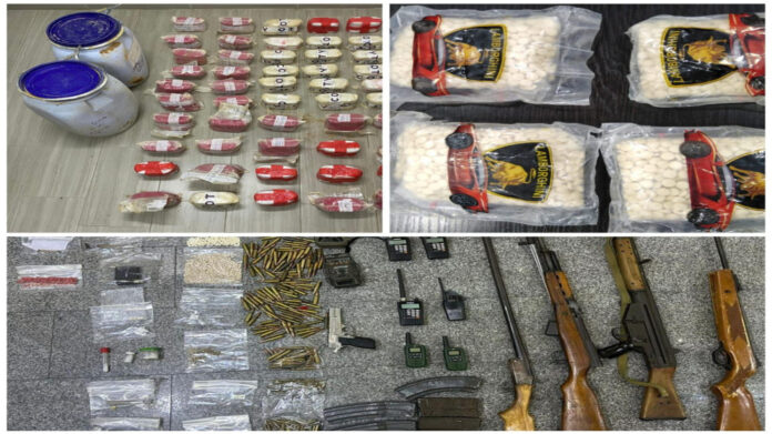 مكافحة المخدرات تتعامل مع 9 قضايا وتلقي القبض على 17 متورطا