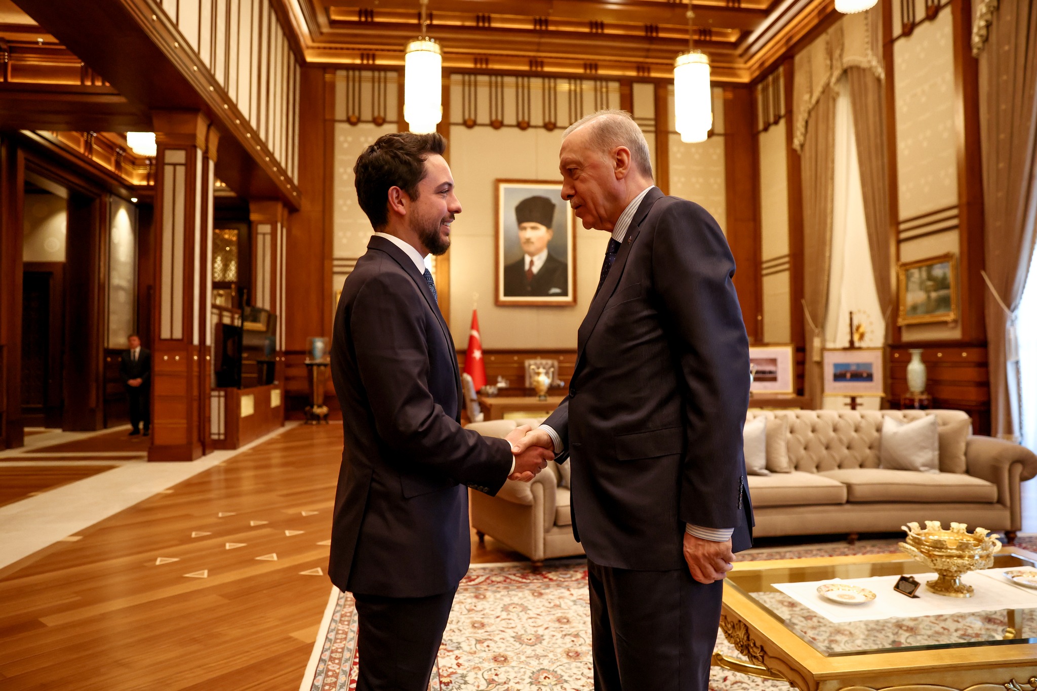 ولي العهد والرئيس أردوغان يؤكدان موقف الأردن وتركيا الداعم للقضية الفلسطينية