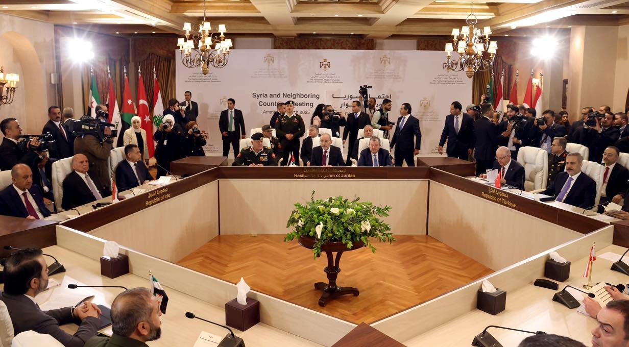نتائج اجتماع سوريا ودول الجوار - بيان