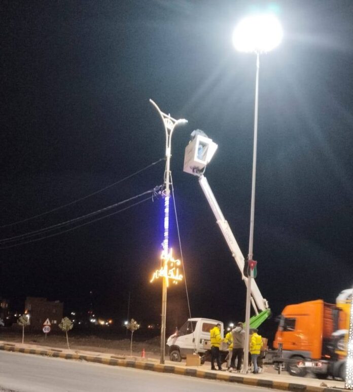 البدء باستبدال وحدات الإنارة التقليدية في الرويشد