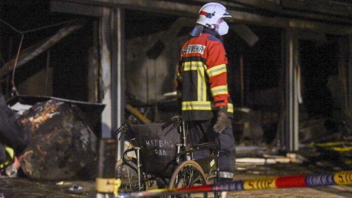 مصرع 50 شخص بحريق ملهى ليلي في مقدونيا مصرع 50 شخص بحريق ملهى ليلي في مقدونيا