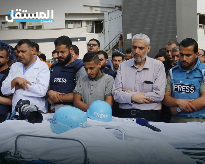استشهاد 15 صحفيا فلسطينا منذ بداية العام 2025 استشهاد 15 صحفيا فلسطينا منذ بداية العام 2025
