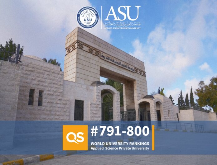 التطبيقية الأولى بين الجامعات الخاصة الأردنية بنسبة تقدمها في تصنيف كيو أس العالمي للعام 2026 التطبيقية الأولى بين الجامعات الخاصة الأردنية بنسبة تقدمها في تصنيف كيو أس العالمي للعام 2026