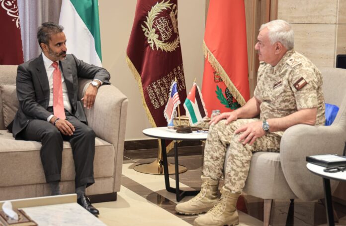 الحنيطي يستقبل القائم بأعمال السفير الأميركي في عمان