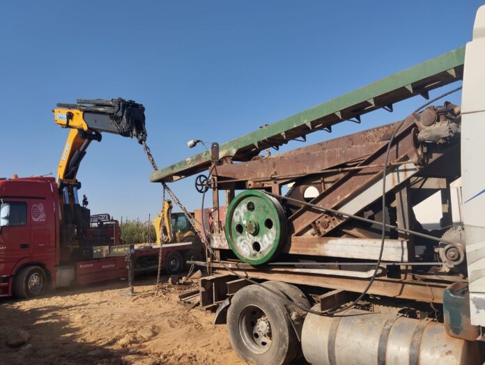 شاهد الصور : ضبط اعتداءات مائية في جرش والمفرق