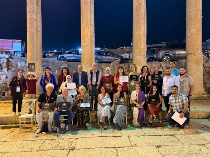 افتتاح سمبوزيوم مهرجان جرش الدولي للفنون التشكيلية 