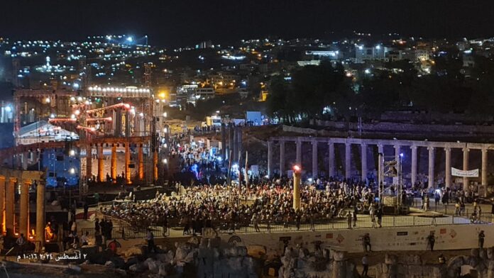مهرجان جرش : بنودعكم عالساحة... بس بوداع يليق بكل هالفرح والذكريات!