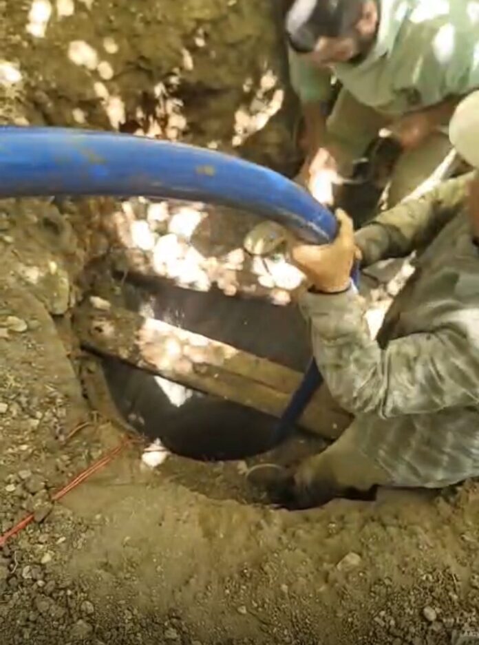 ضبط اعتداءات على نبعة وادي السير