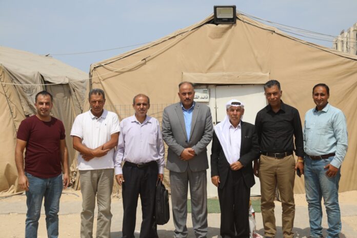 قائد قوة المستشفى الميداني الأردني جنوب غزة 7 يستقبل وفودا رسمية