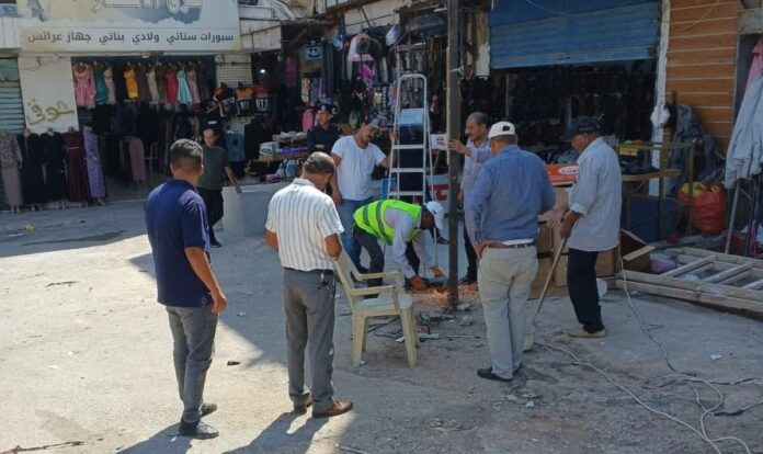 مادبا : حملة لإزالة العوائق والتعديات على الشوارع