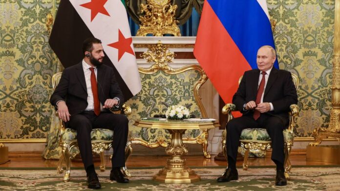 مسؤول روسي يكشف تفاصيل المباحثات بين بوتين والشرع مسؤول روسي يكشف تفاصيل المباحثات بين بوتين والشرع