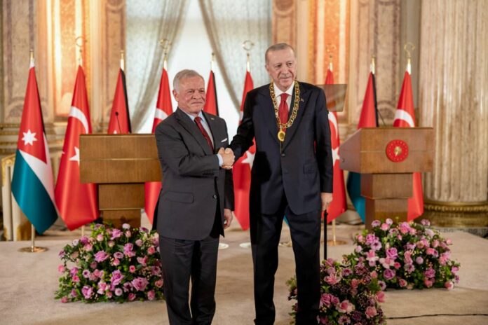 الأردن وتركيا يصدران بيانا مشتركا في ختام مباحثات الملك وأردوغان