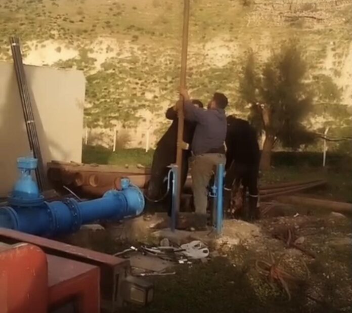 اعادة تشغيل بئر وادي العرب