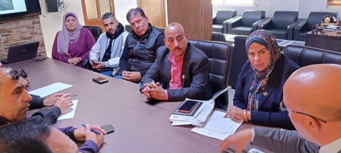 مجلس محافظة جرش يتابع المشاريع التنموية والخدمية في بلدية النسيم