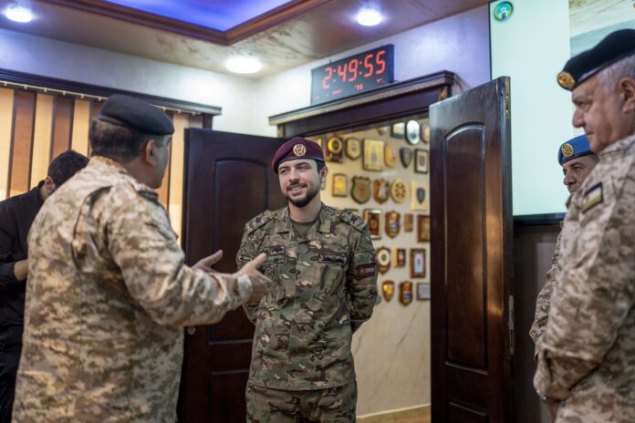 ولي العهد يزور مديرية سلاح الهندسة الملكي