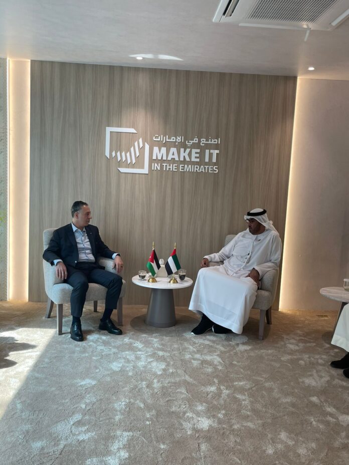 الأردن والإمارات تبحثان توسيع الشراكة الاقتصادية والتكامل الصناعي