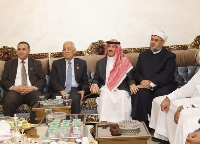 العيسوي يطمأن على الشيخ تركي اخوارشيدة الخزاعلة