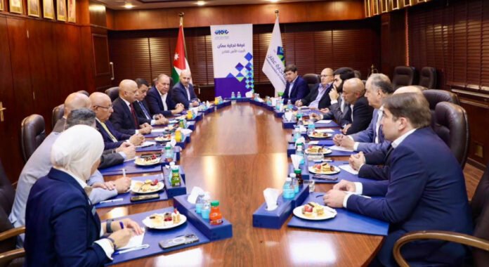 غرفتا تجارة عمّان والتجارة الأوروبية تبحثان تعزيز التعاون الاقتصادي والشراكة مع القطاع الخاص