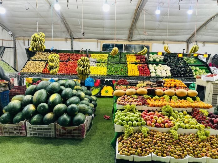 اسعار الخضار والفواكه في سوق الجملة المركزي