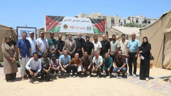 المستشفى الميداني الأردني جنوب غزة 10 ينظم يوما إعلاميا مفتوحا