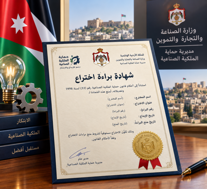 الاردن : تسجيل 83 براءة اختراع حتى نهاية آب الماضي